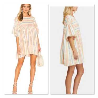 Free People Summer Nights Striped Dress size Smal… - image 1