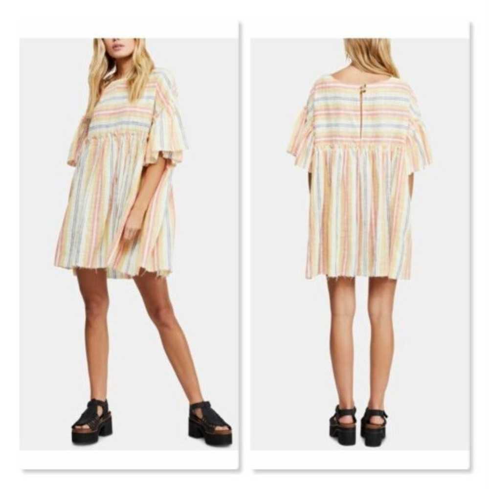 Free People Summer Nights Striped Dress size Smal… - image 2