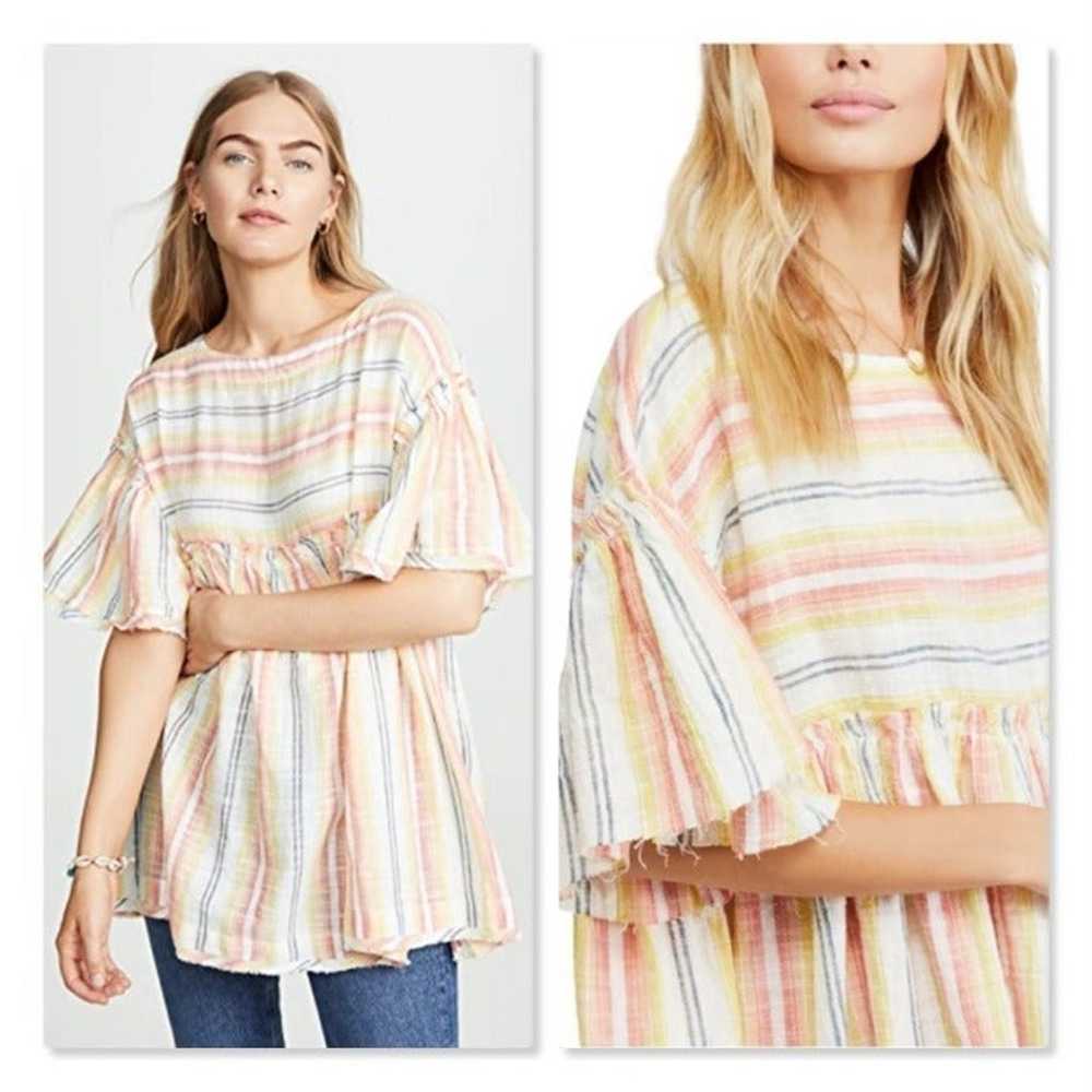 Free People Summer Nights Striped Dress size Smal… - image 3