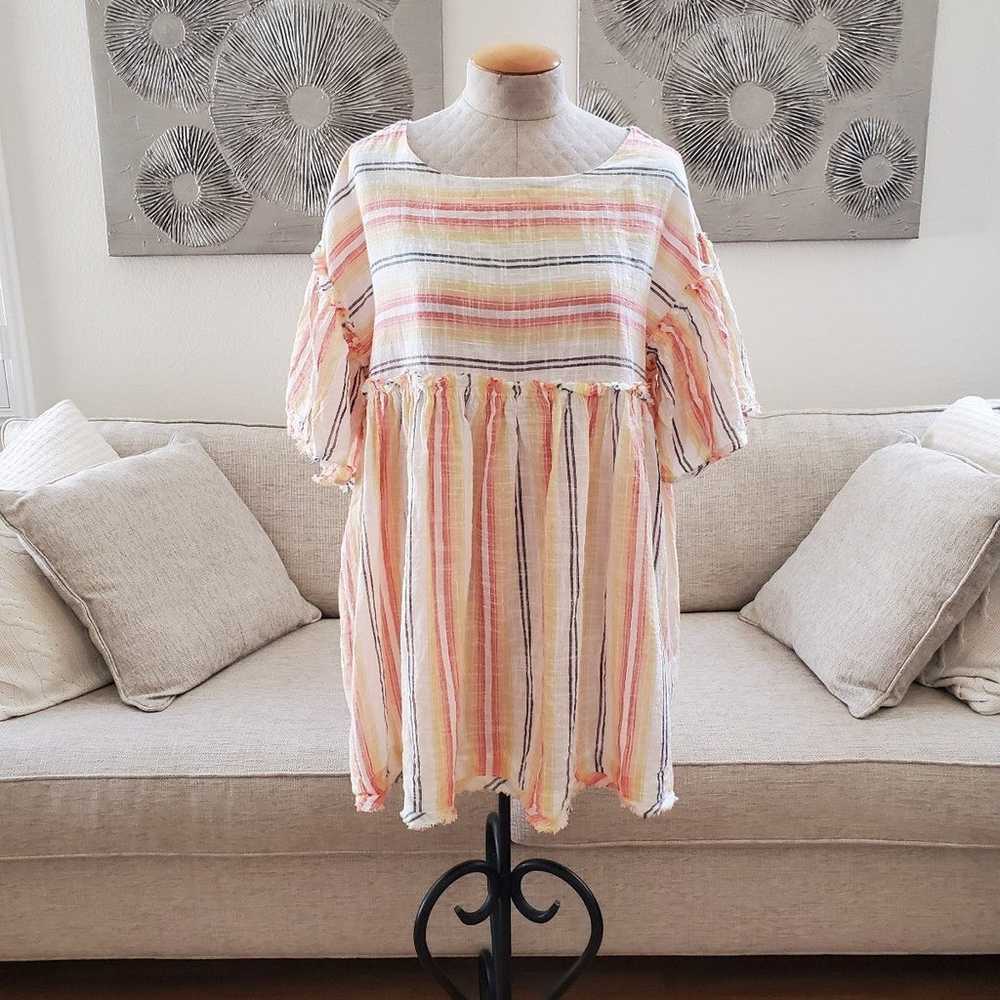 Free People Summer Nights Striped Dress size Smal… - image 4