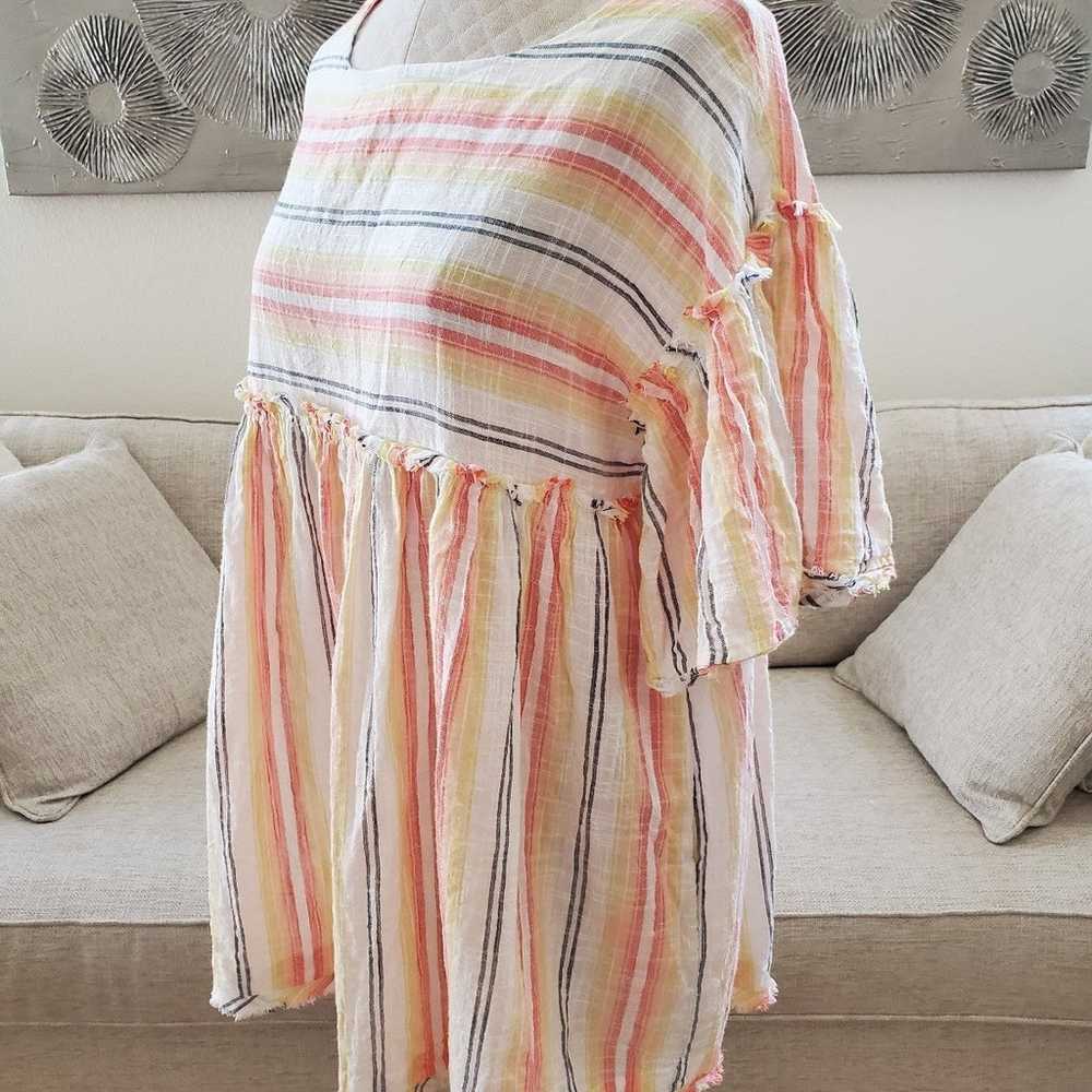 Free People Summer Nights Striped Dress size Smal… - image 6