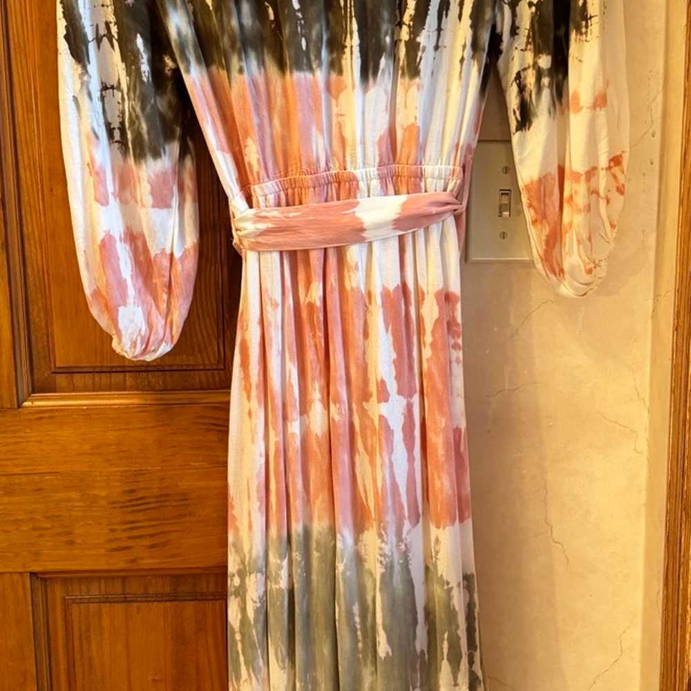 REVOLVE Young Fabulous & Broke Tie Dye Wrap Dress… - image 3