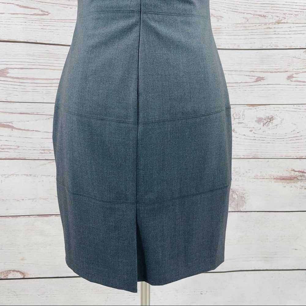 Calvin Klein grey sheath dress with stitching acc… - image 5
