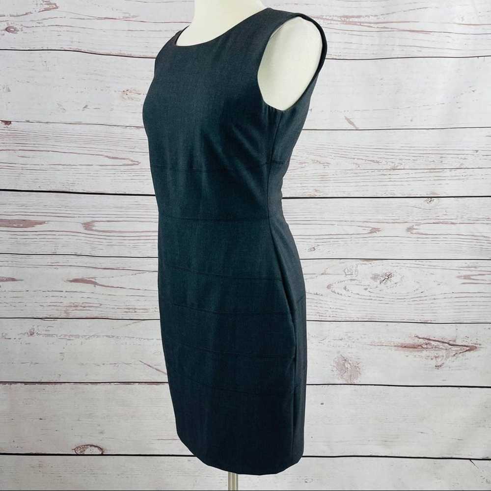 Calvin Klein grey sheath dress with stitching acc… - image 6