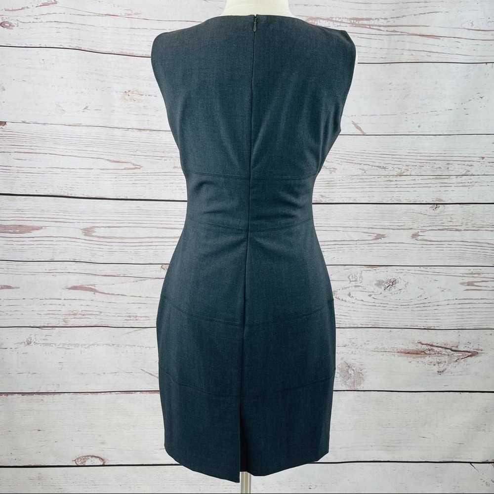 Calvin Klein grey sheath dress with stitching acc… - image 9