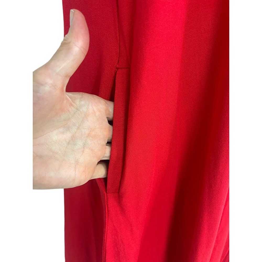 Size Medium DAVID MEISTER RED DRESS W/POCKETS Sum… - image 4