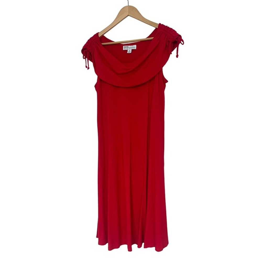 Size Medium DAVID MEISTER RED DRESS W/POCKETS Sum… - image 6