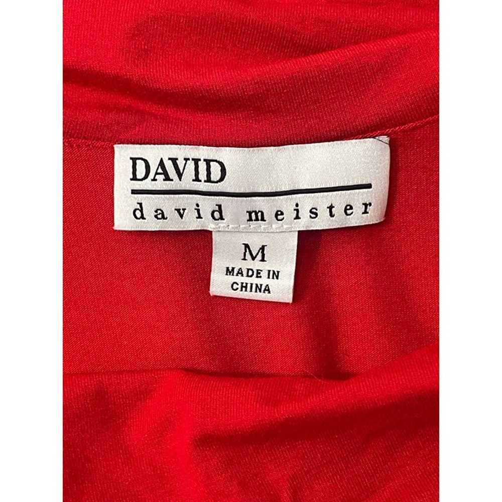 Size Medium DAVID MEISTER RED DRESS W/POCKETS Sum… - image 7