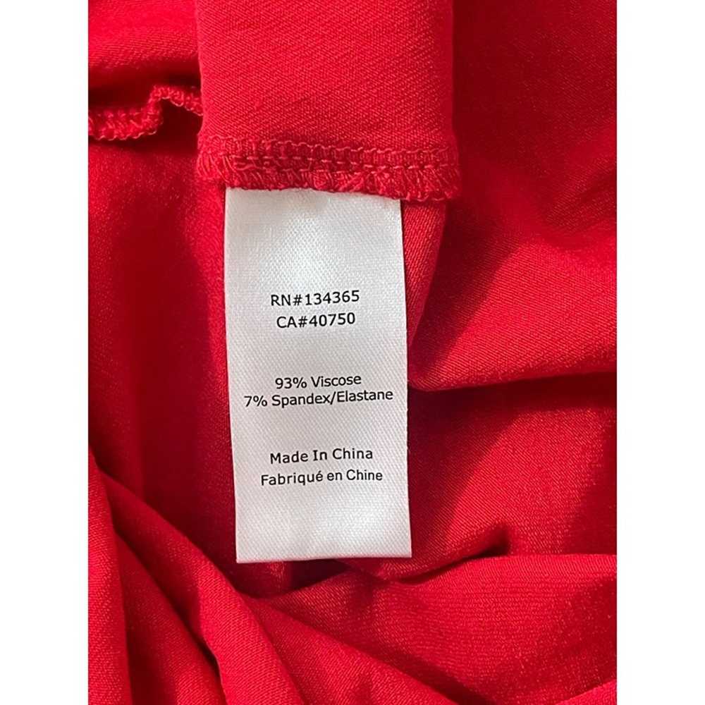 Size Medium DAVID MEISTER RED DRESS W/POCKETS Sum… - image 8