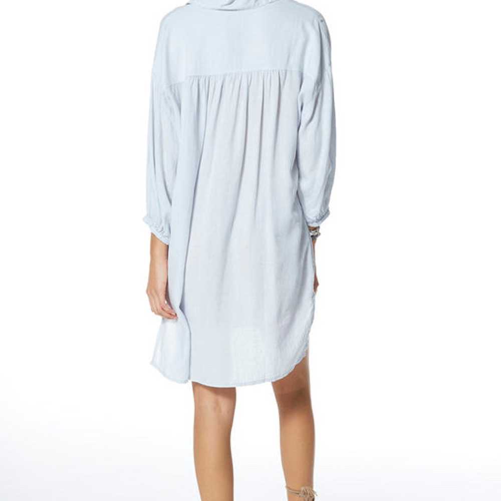 YFB Sand Dollar Shirt Dress Blue Fog NWOT - image 2