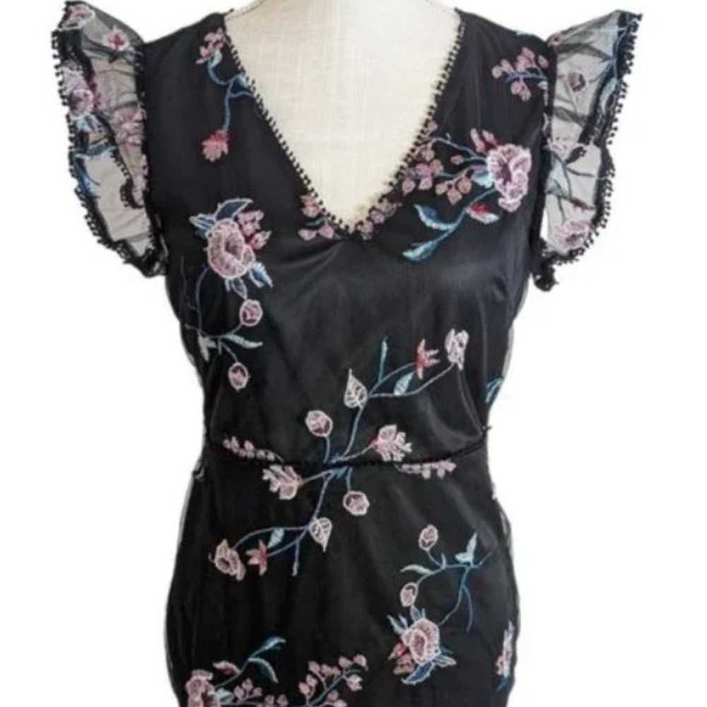 Showpo. Remember the Days Dress Black Embroidery … - image 3