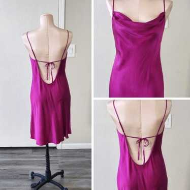 Vintage Y2K Victoria's Secret Silk Slip Dress - image 1