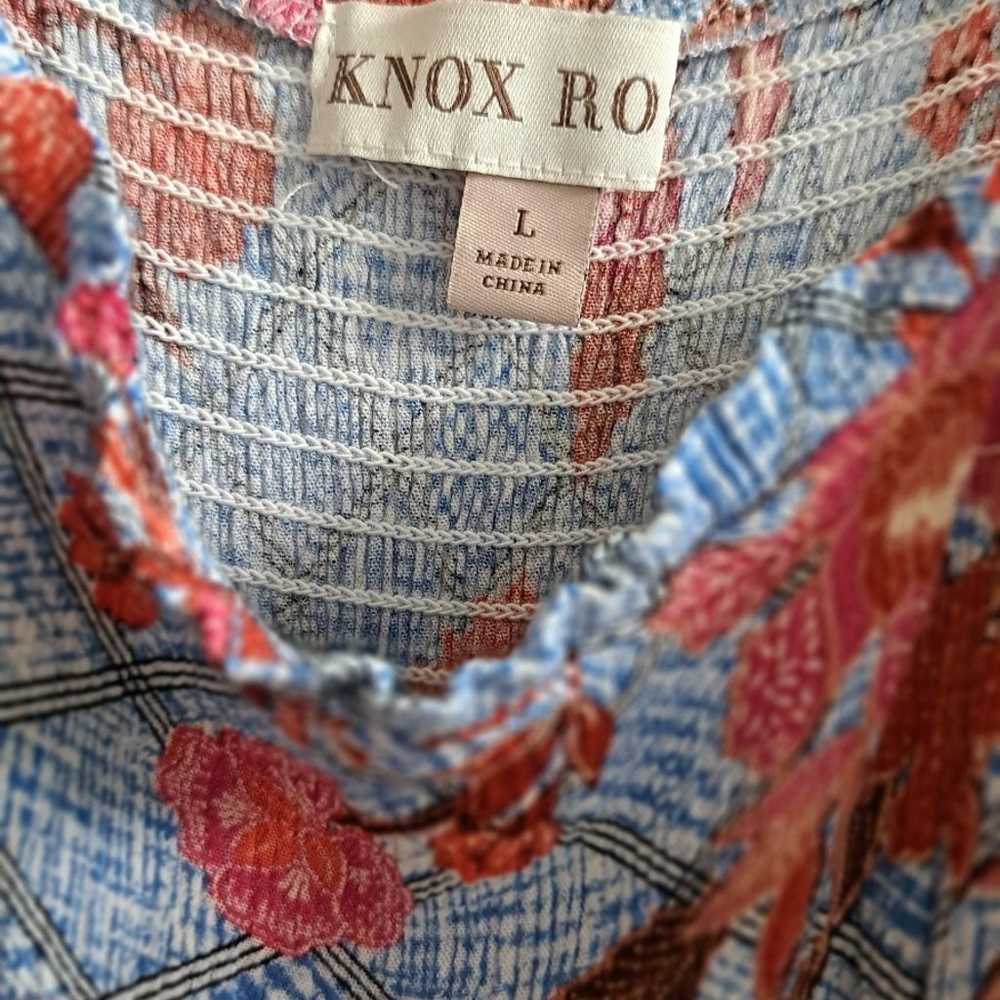 Knox Rose • Boho Midi Flowy Summer Dress Tie Stra… - image 8