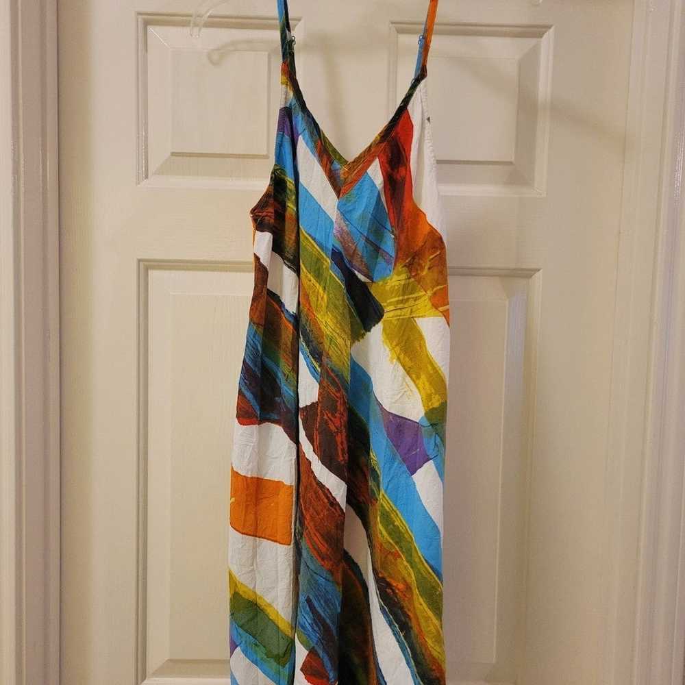 Jamsworld flowy colorful dress - image 2