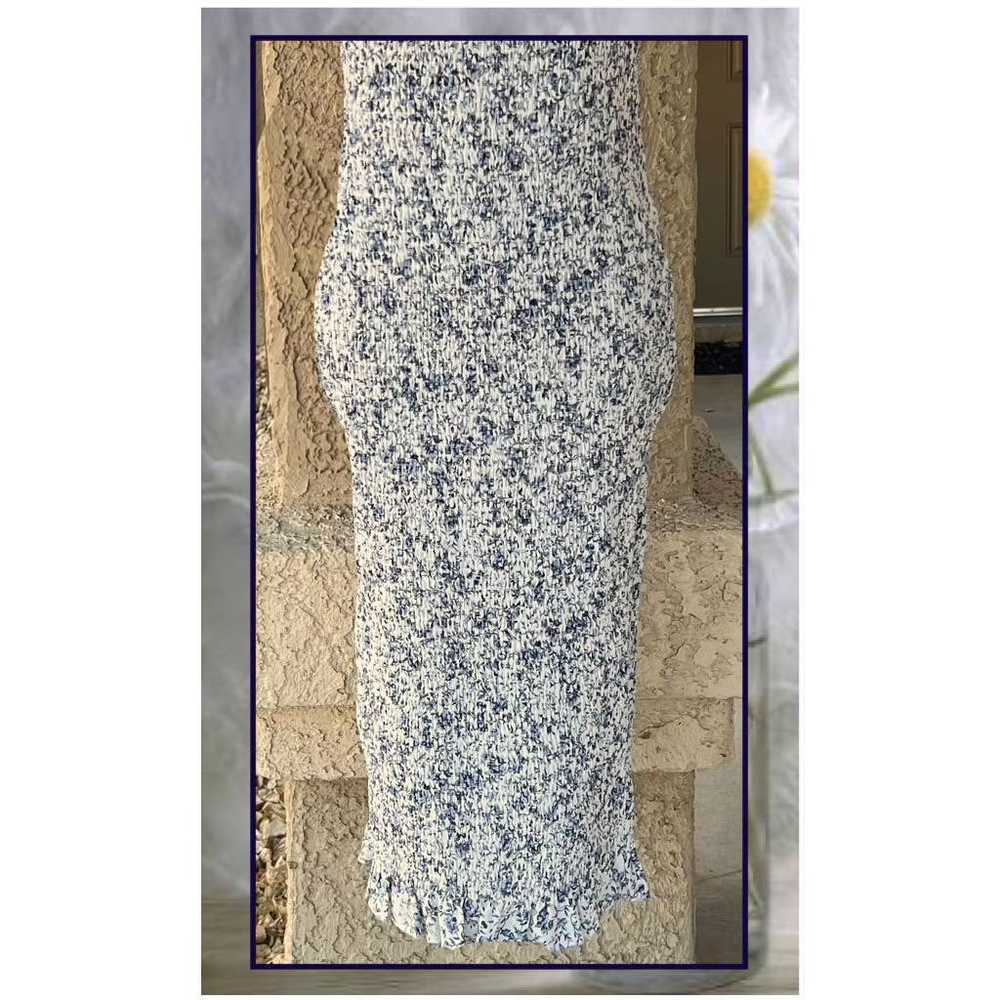 Petal & Pup Axara Dress Blue Floral Size L - image 3