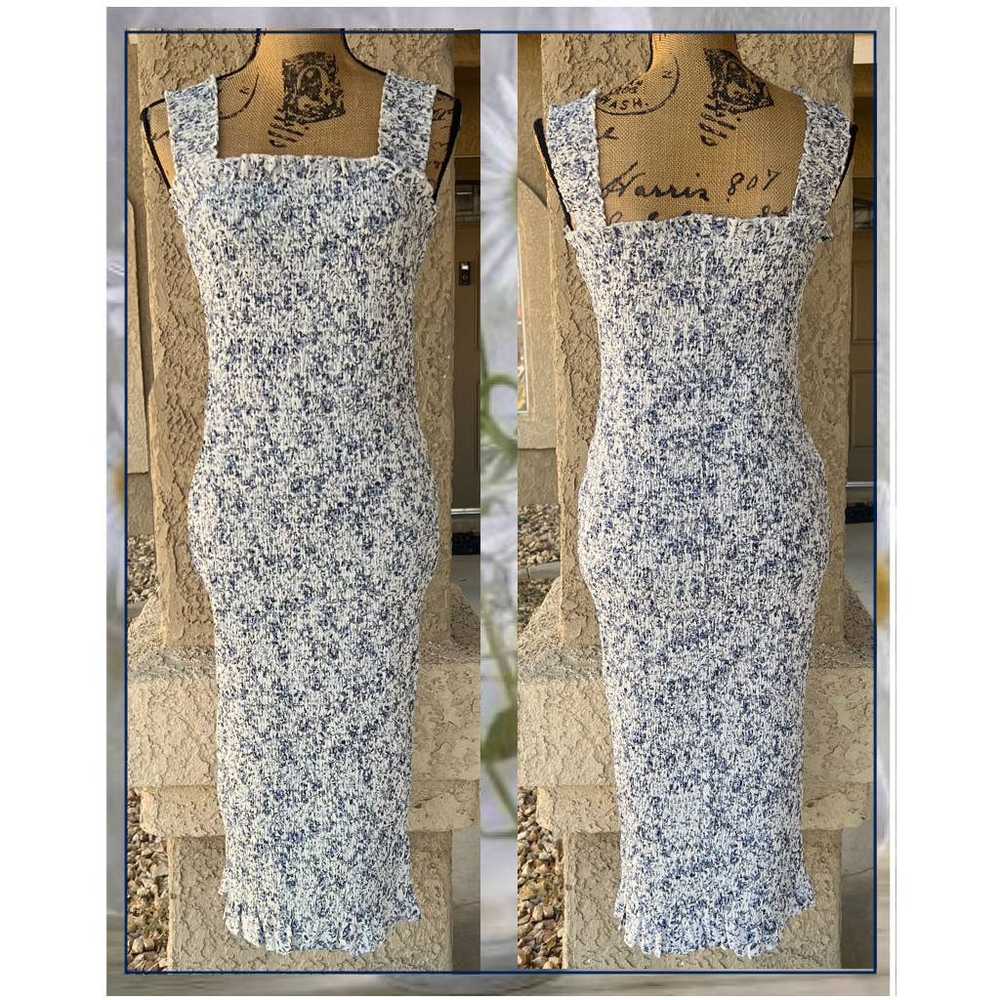 Petal & Pup Axara Dress Blue Floral Size L - image 5