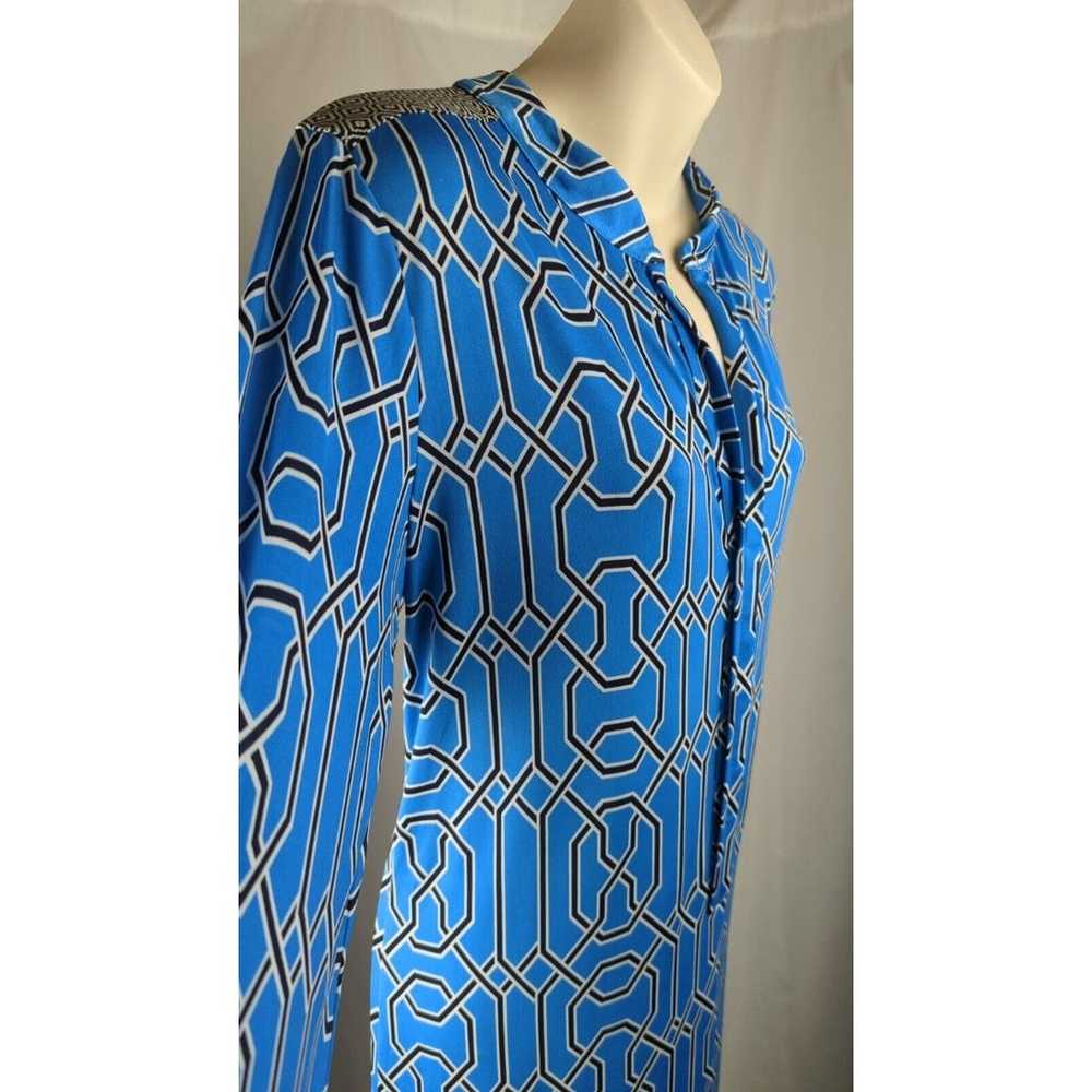 T-bags Los Angeles Bright Aqua Blue Midi Dress St… - image 3
