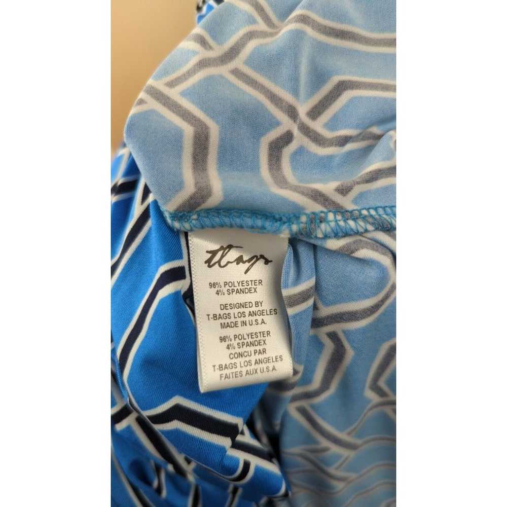 T-bags Los Angeles Bright Aqua Blue Midi Dress St… - image 5