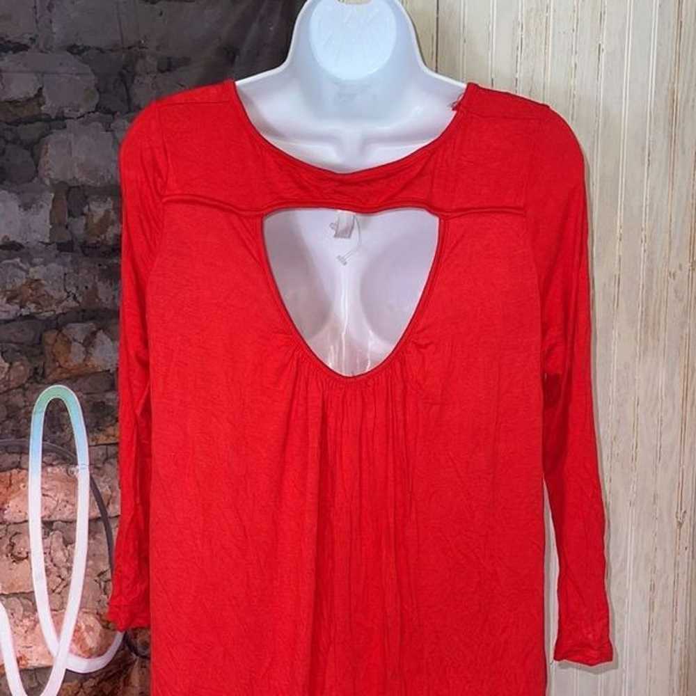 Heathmoor. Slip on red dress. Nwot. Large. - image 9