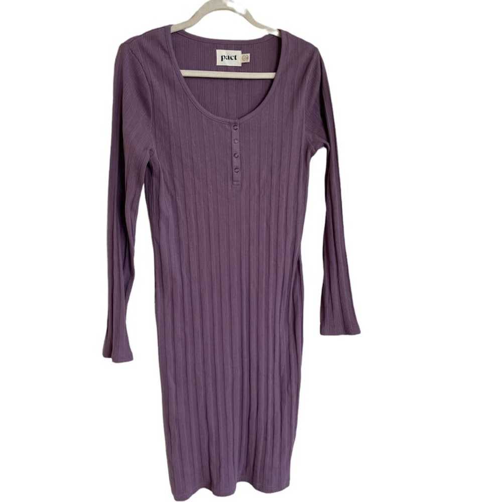 Pact Rib-Fit Henley Dress - image 6