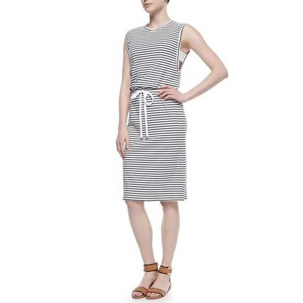 Theory Dress Women’s large L pima cotton drawstri… - image 7