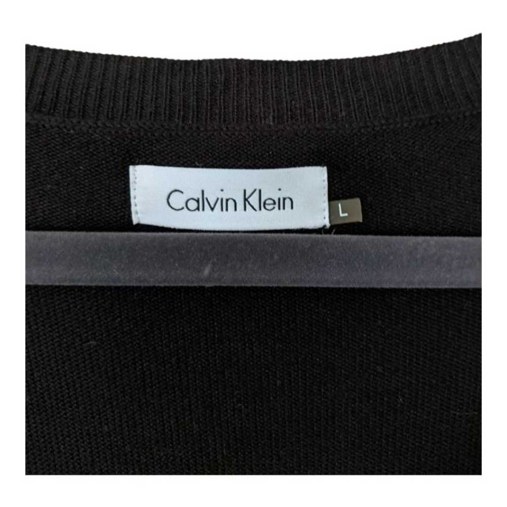 Calvin Klein Scoop Neck 3/4 Sleeve Fringe Sweater… - image 5