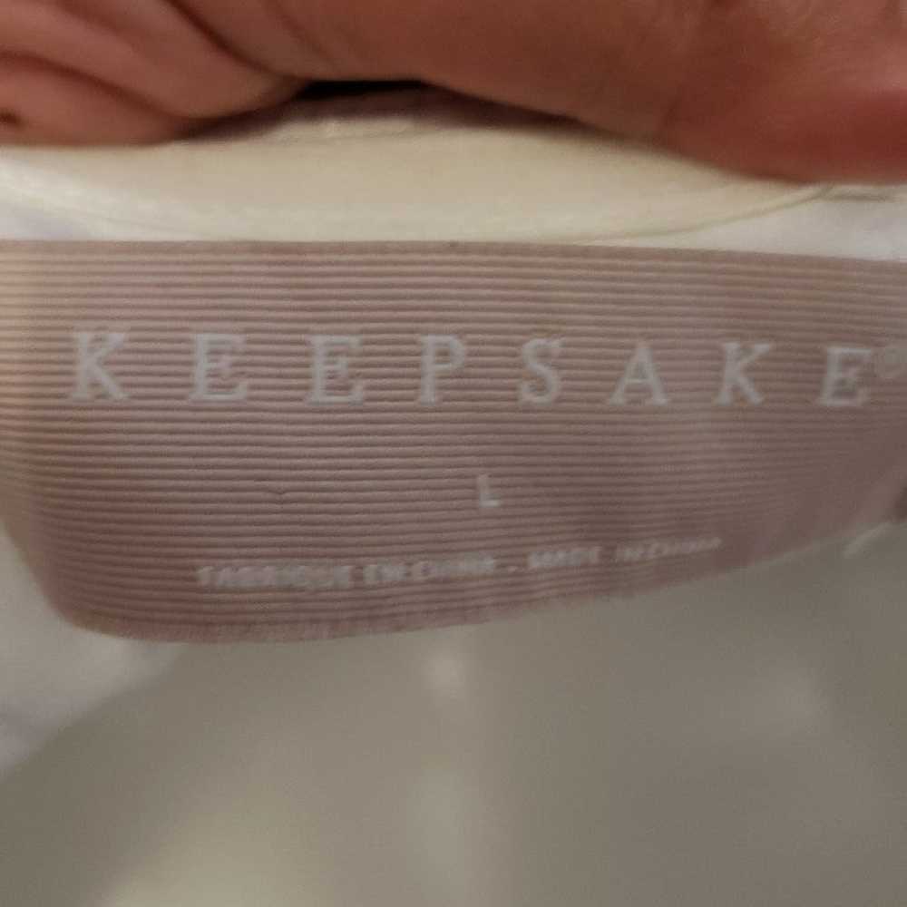 Keepsake the Label Illusion Dress Grey/Ivory size… - image 11