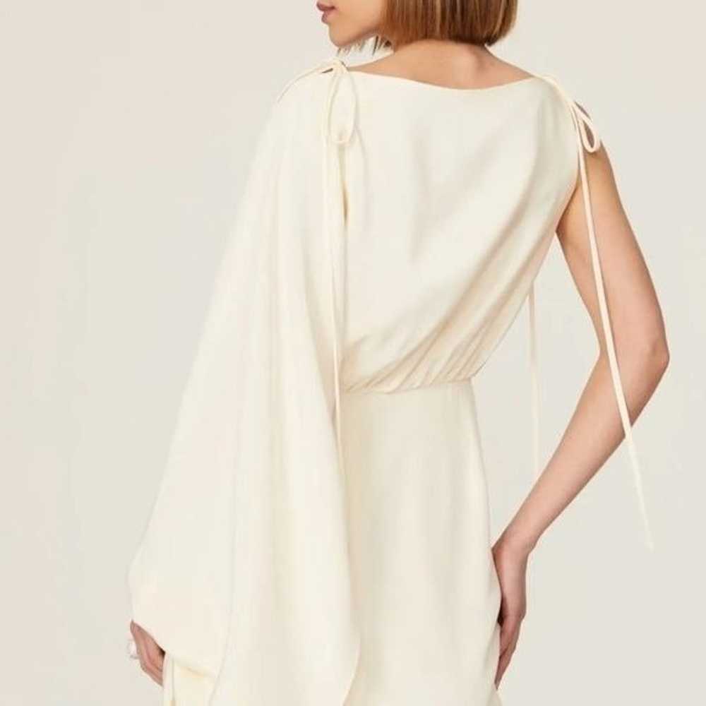 Womens Alexis Wesley One-Shoulder Silk Mini Dress… - image 2