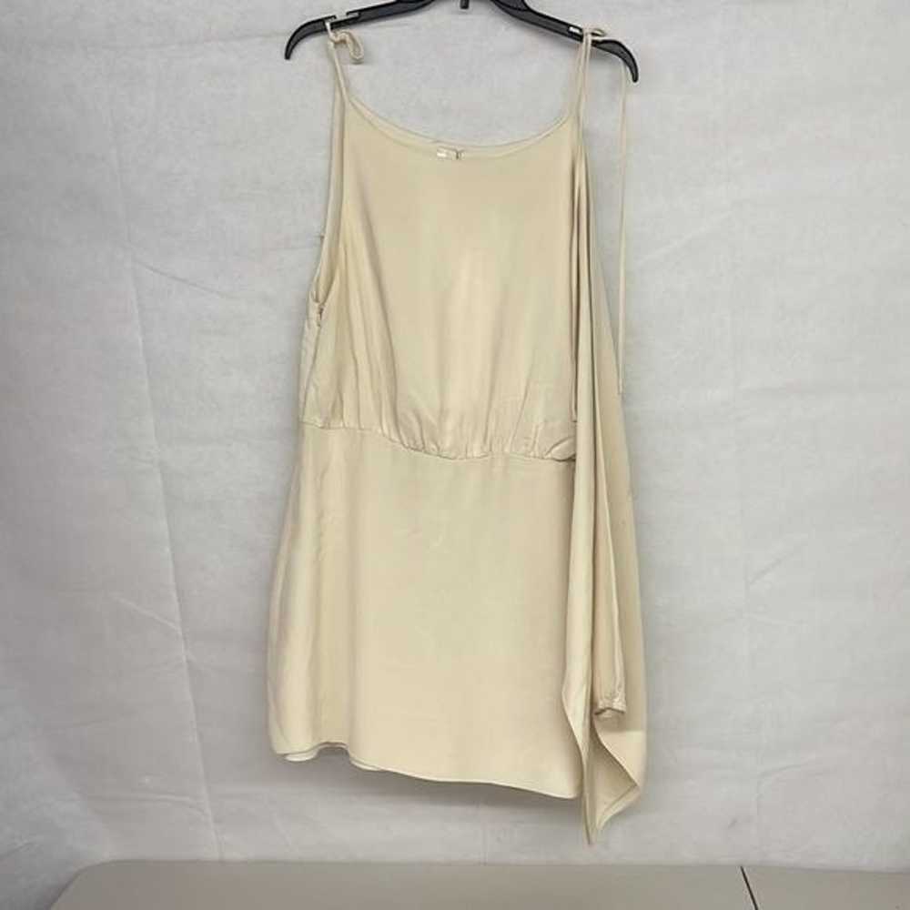 Womens Alexis Wesley One-Shoulder Silk Mini Dress… - image 3