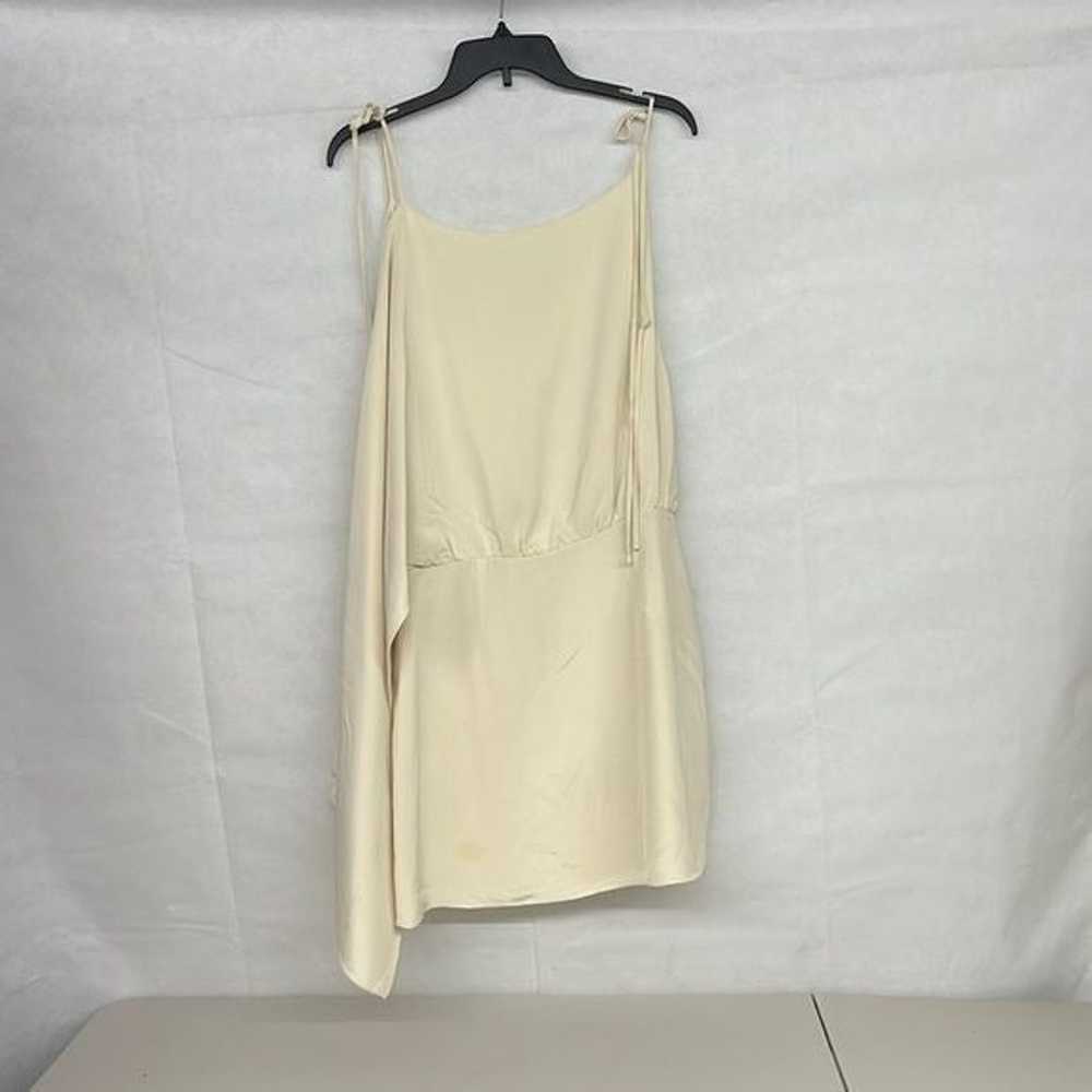 Womens Alexis Wesley One-Shoulder Silk Mini Dress… - image 5