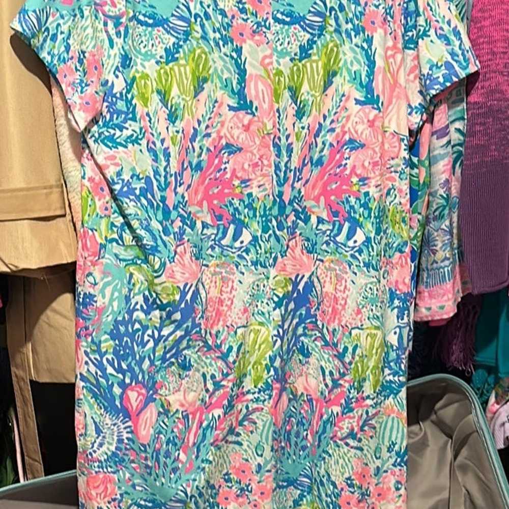Lilly Pulitzer Size XL Coral Bay Dress~NWOT - image 2