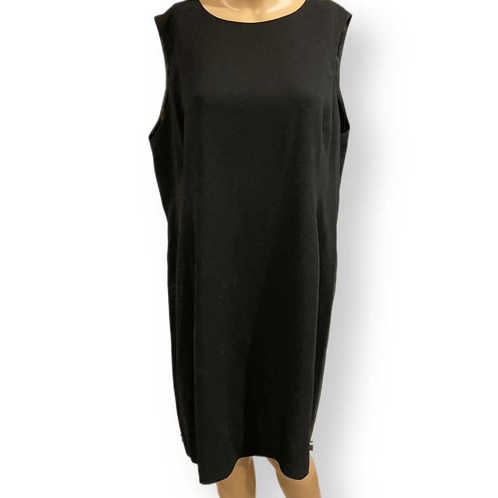 Linda Allard Ellen Tracy sleeveless black evening… - image 1