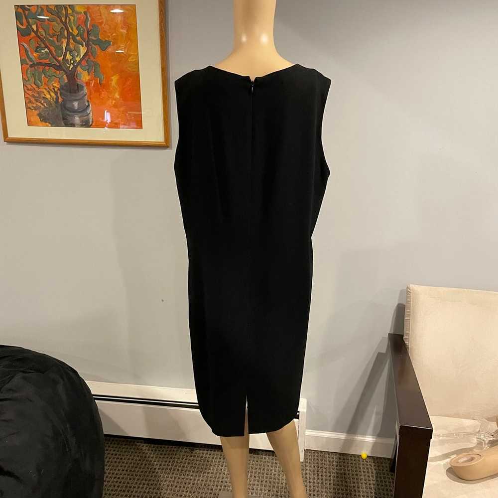 Linda Allard Ellen Tracy sleeveless black evening… - image 2