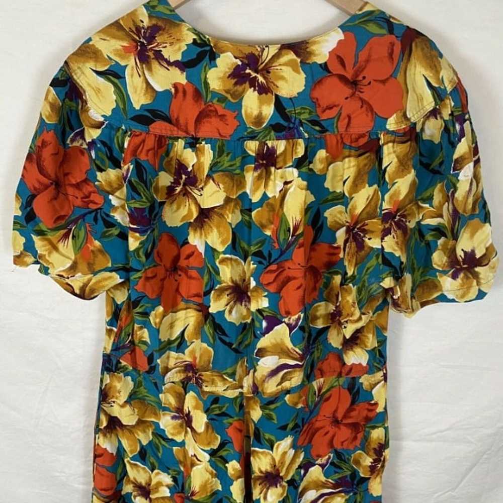 Vintage 80s Carol Anderson California Floral Trop… - image 10