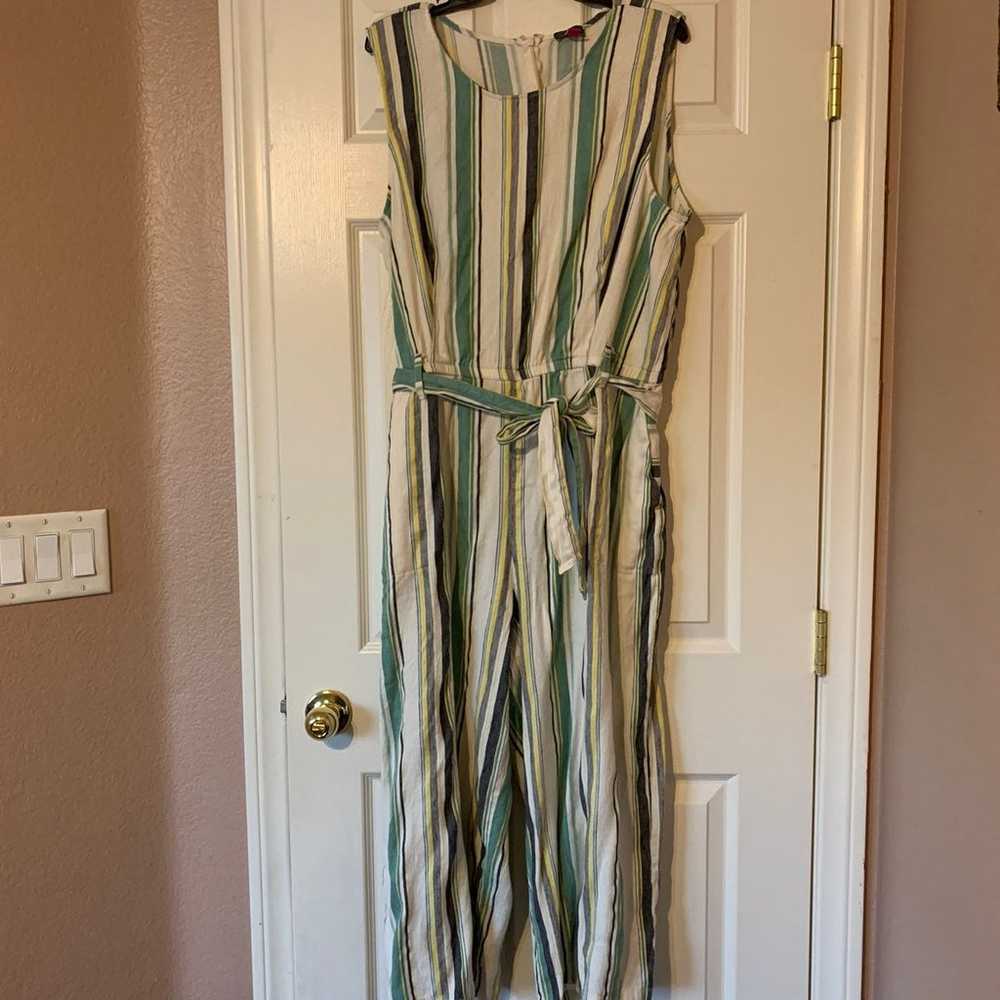 vince camuto linen jumpsuit - image 2