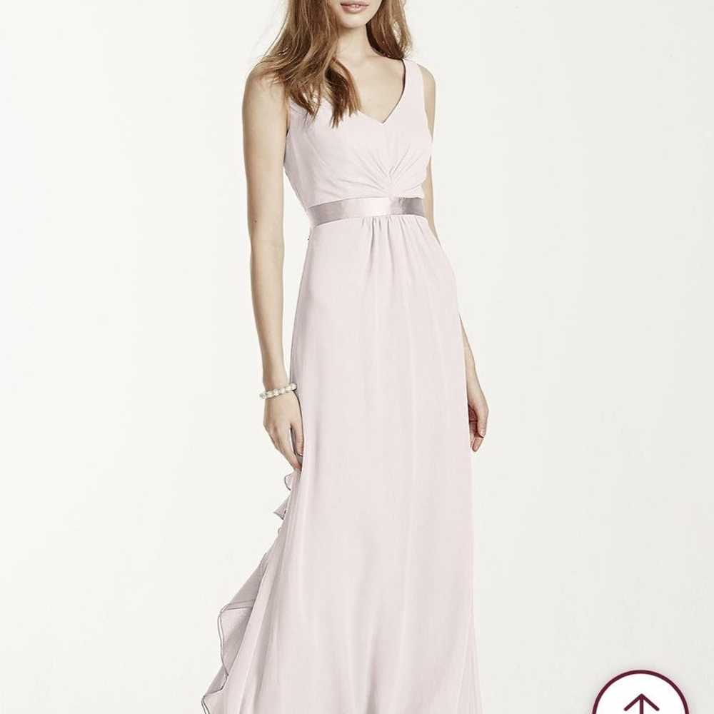 David's bridal's pink long gown dress 20 - image 9