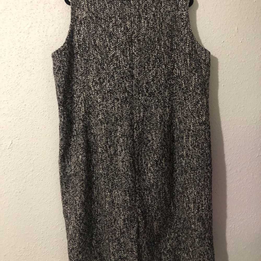 Talbots wool blend tweed sleeveless dress - image 5