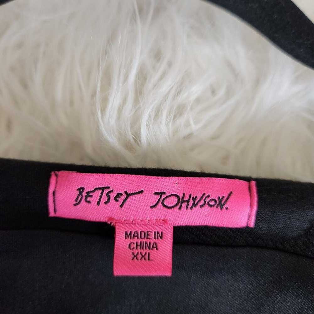 Betsey Johnson Dress Women XXL Mini Puff Sleeves … - image 6