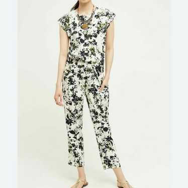Ranna Gill Anthropologie Aida Floral Embroidered S