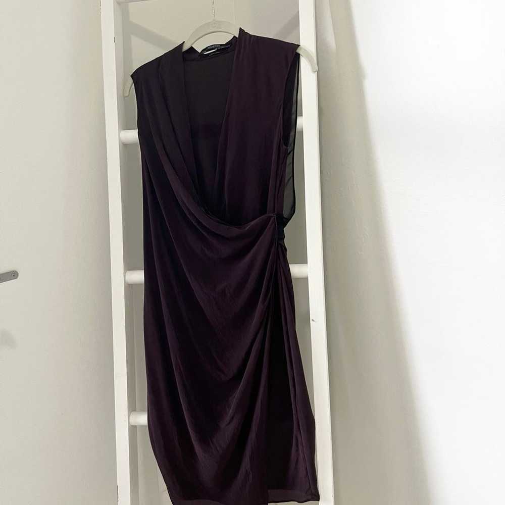 allsaints 100% Silk Wrap Dress - image 2