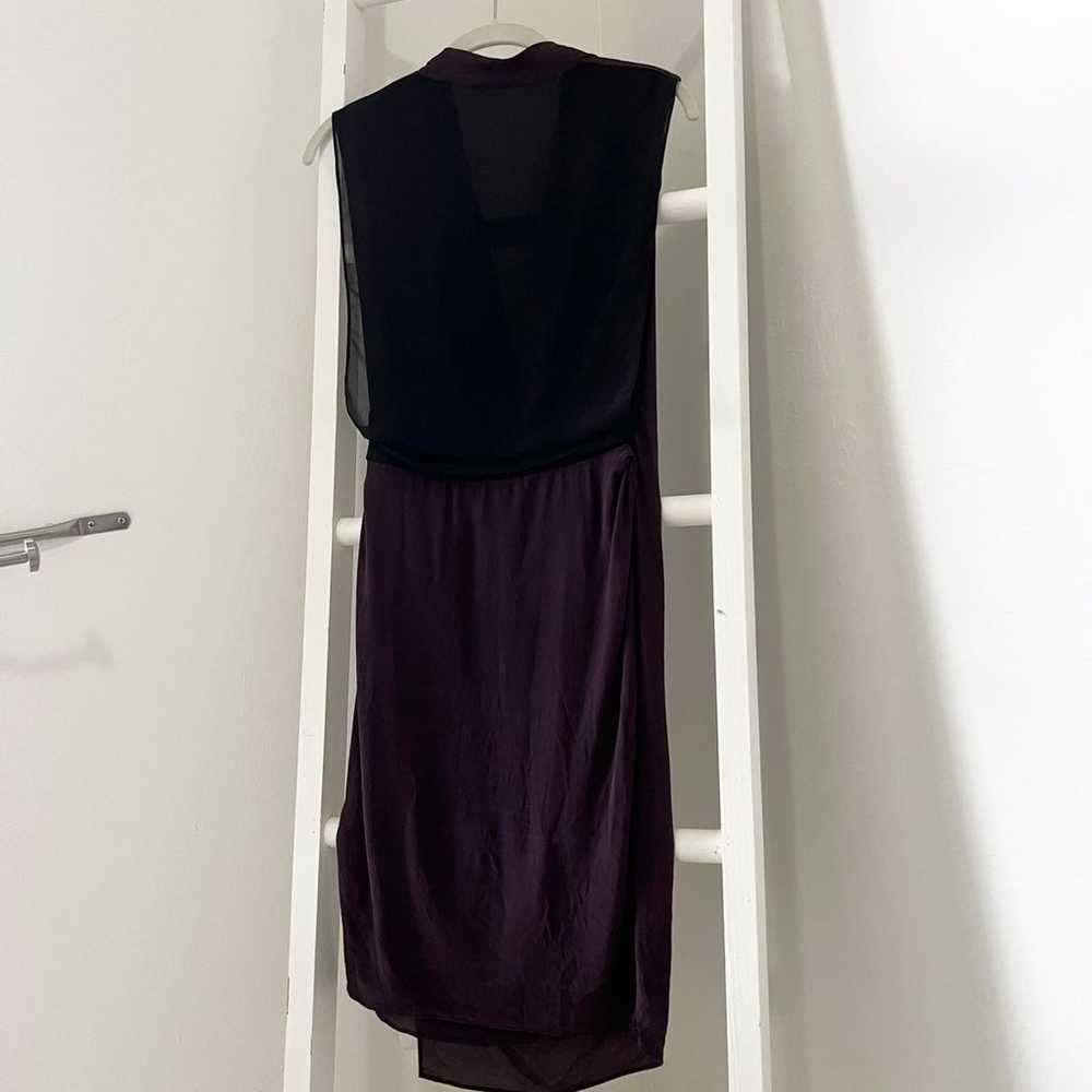 allsaints 100% Silk Wrap Dress - image 3