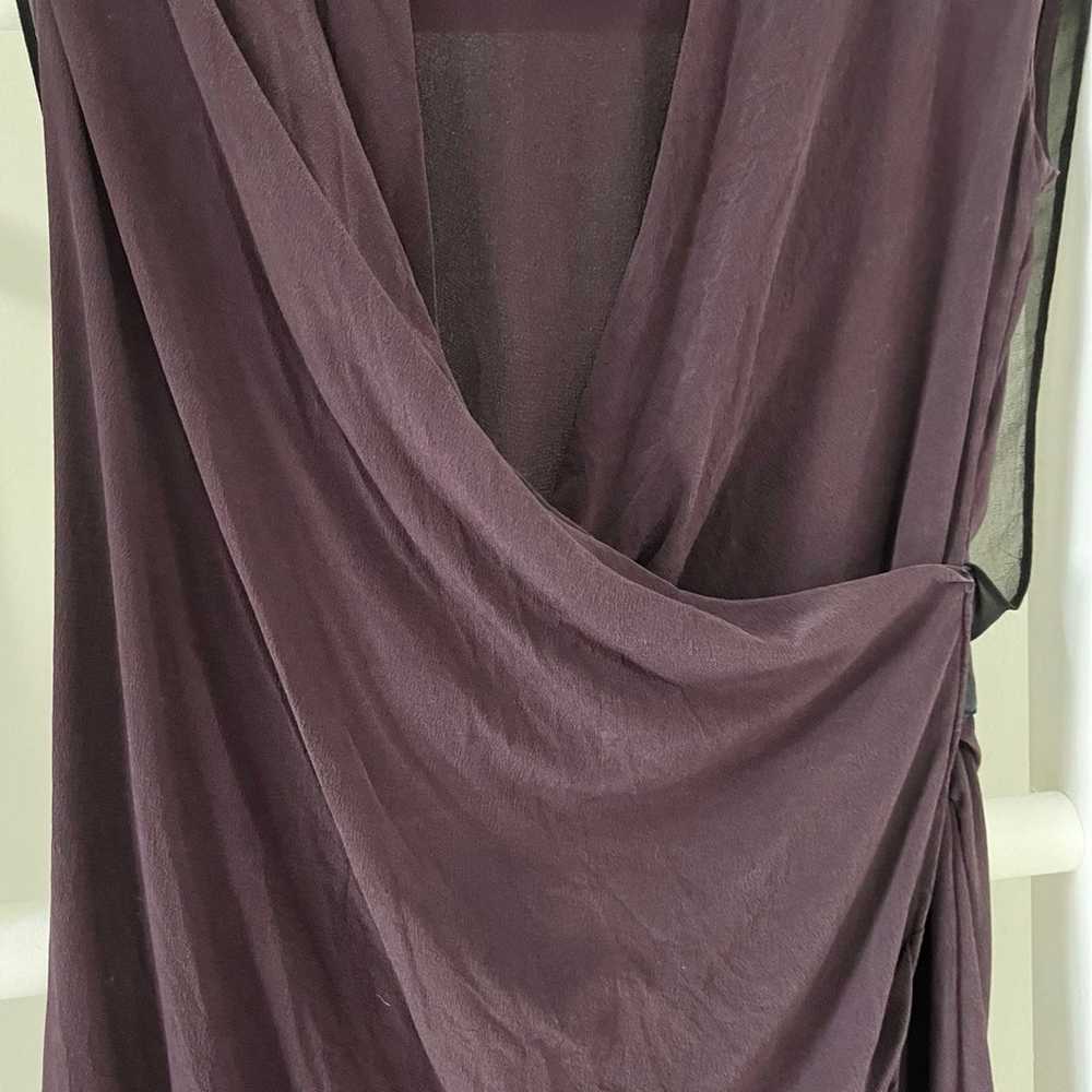 allsaints 100% Silk Wrap Dress - image 5