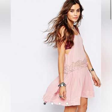 Free People Tea for Two Slip Dress - image 1