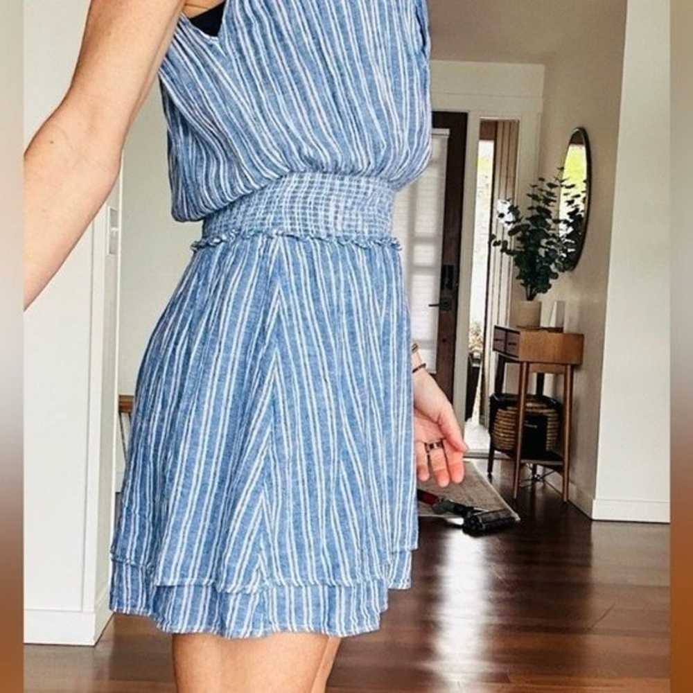 Rails Angelina Cascade Stripe Smocked Mini Dress … - image 3