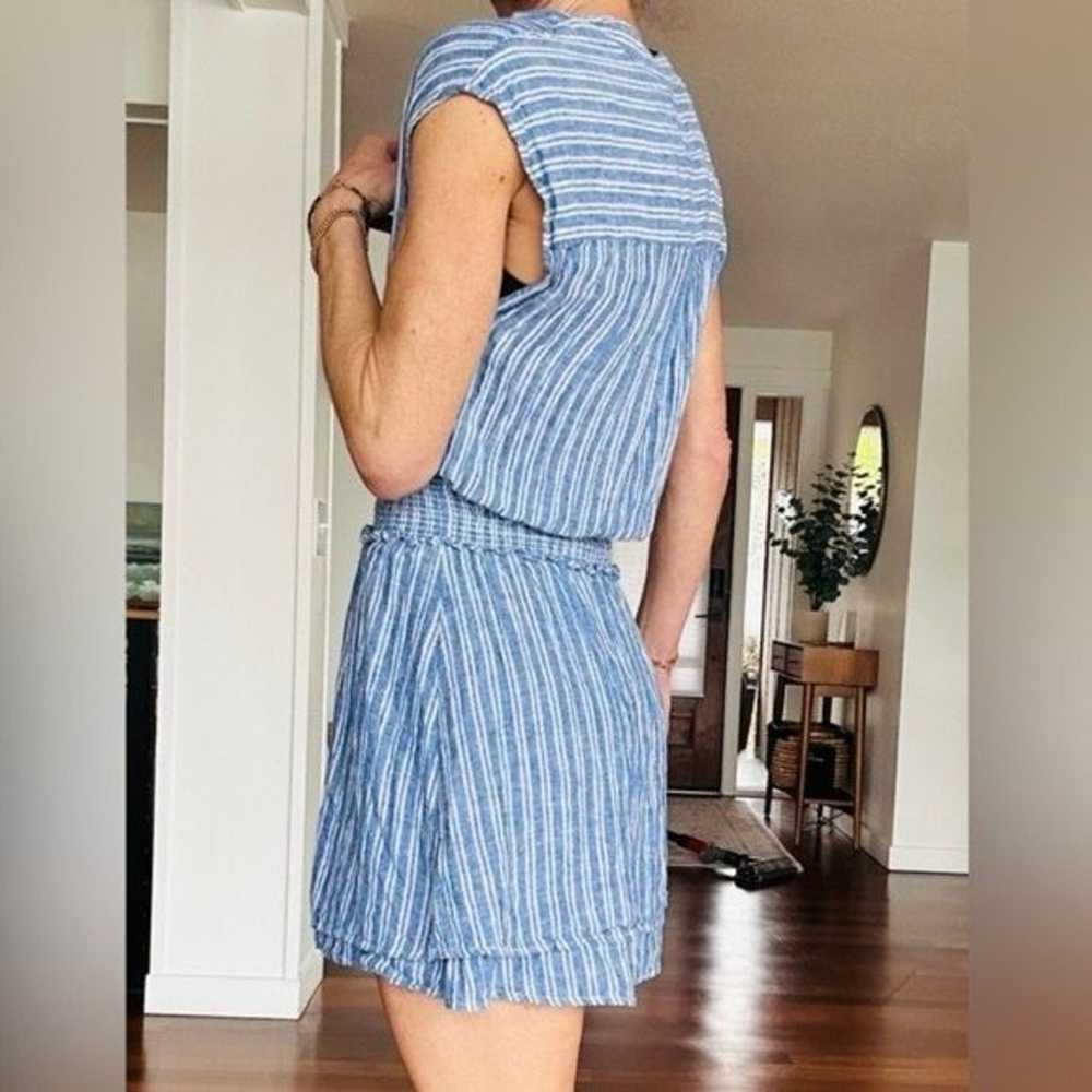Rails Angelina Cascade Stripe Smocked Mini Dress … - image 4