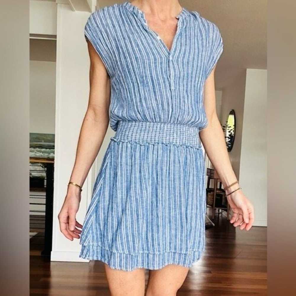Rails Angelina Cascade Stripe Smocked Mini Dress … - image 5