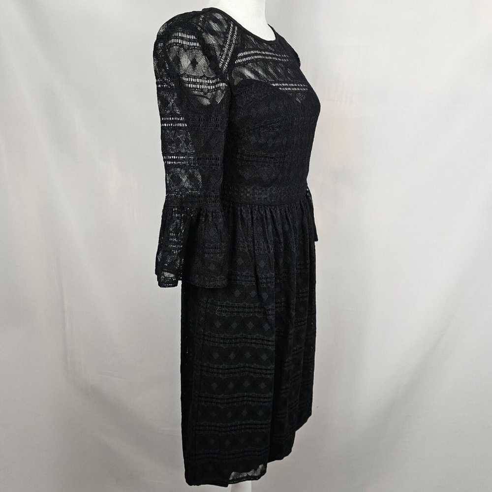 Trina Turk Everdine Dress Size 2 Black Lace Cockt… - image 2