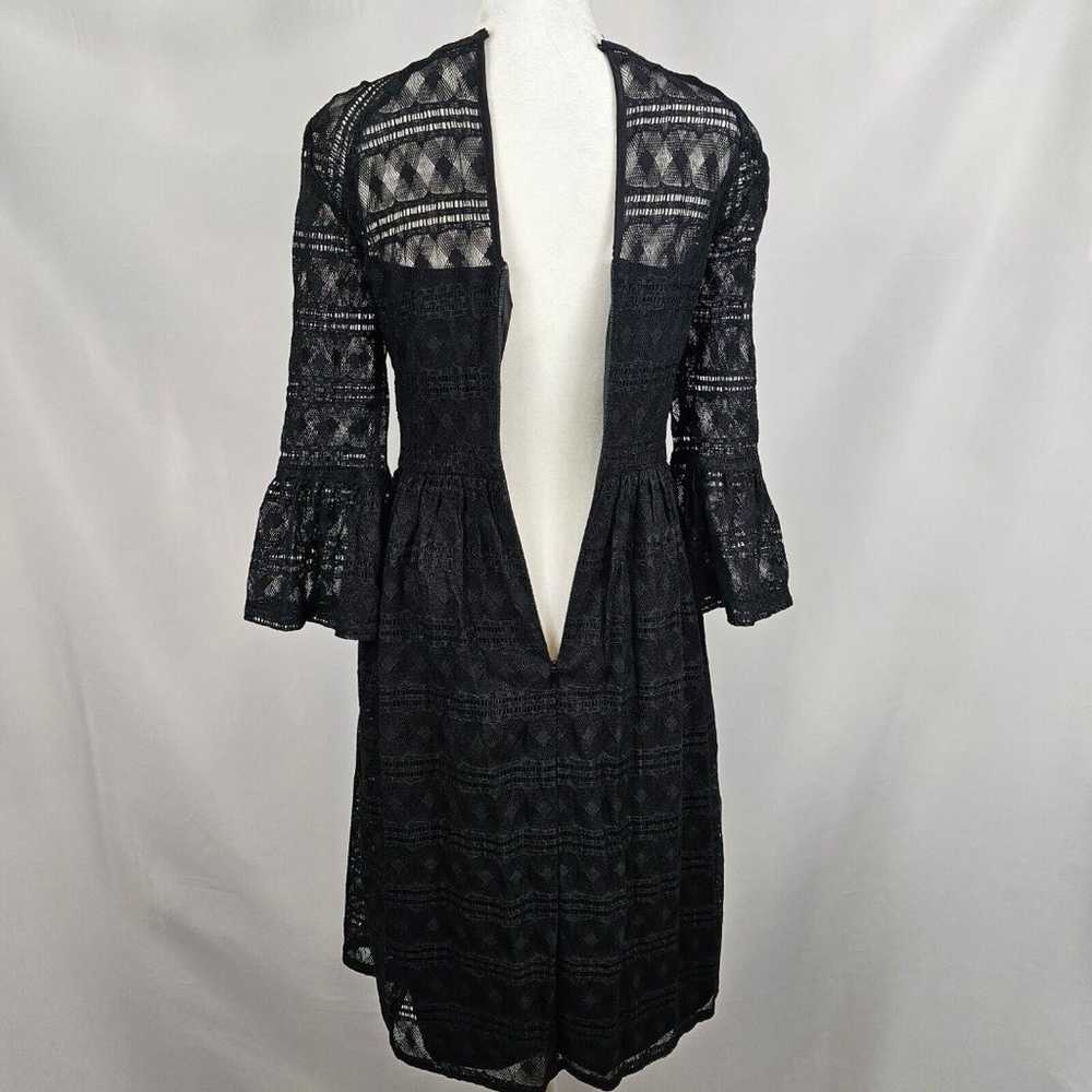 Trina Turk Everdine Dress Size 2 Black Lace Cockt… - image 5