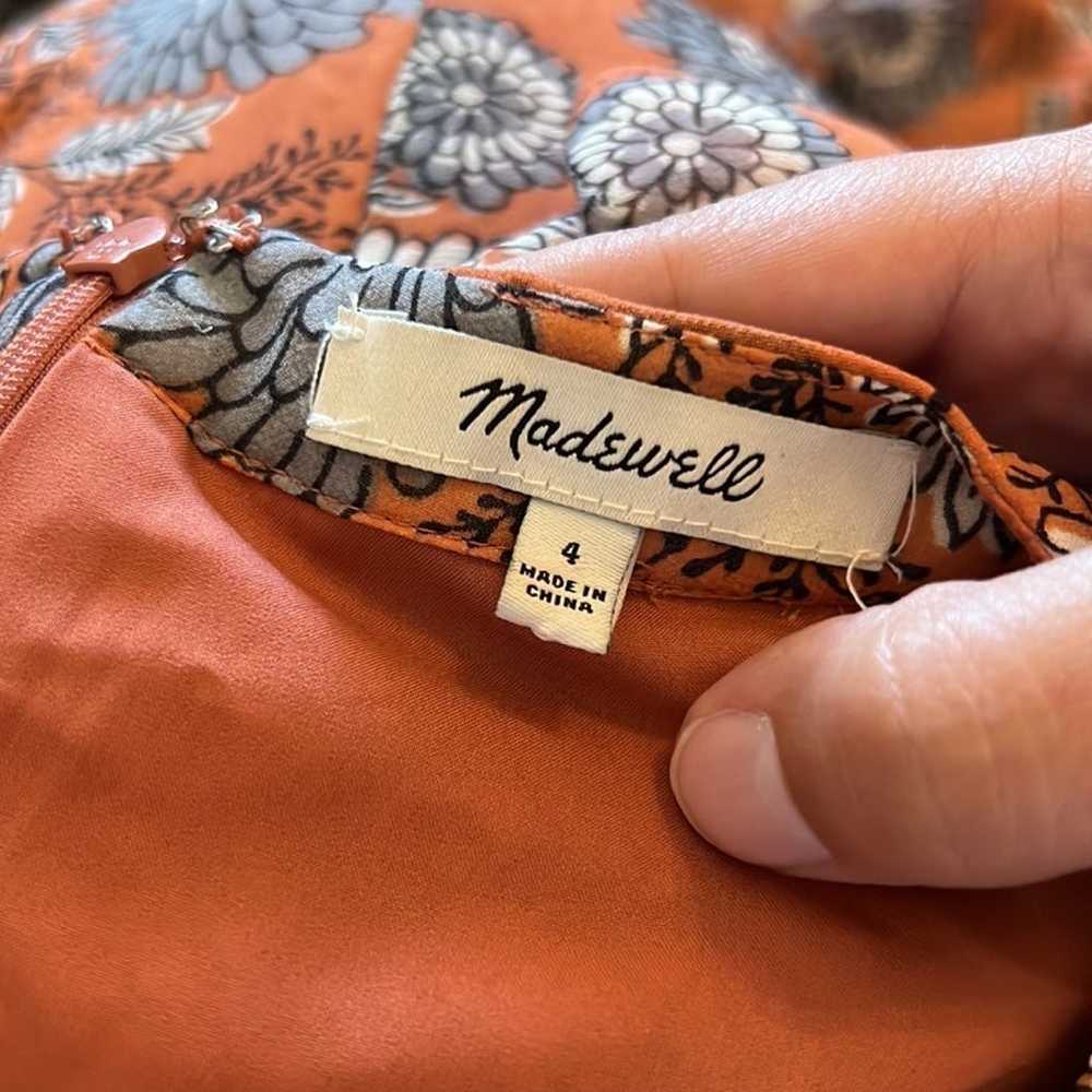 Madewell maxi dress rust orange color 4 - image 11