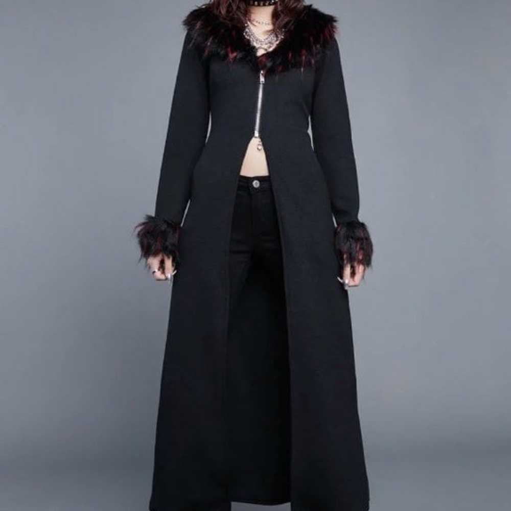Widow twisted thrill duster maxi cardigan jacket - image 2